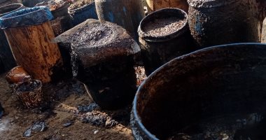 ضبط مكان عشوائى لتجميع الزيوت المعدنية بغرض إعادة تدويرها بالفيوم