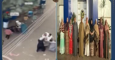 فيديو يحبس الأنفاس.. مشاجرة بين 9 أشخاص فى الدقهلية 