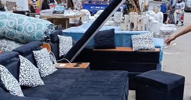 سوق الجمعة بالإسكندرية.. غرفة نوم بـ10 آلاف جنيه جديدة ومستعملة 2000 .. صور