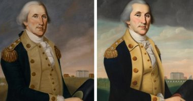 عرض لوحتين نادرتين تجسدان جورج واشنطن فى مزاد علنى