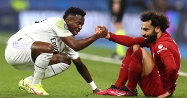 محمد صلاح وفينسيوس جونيور ثنائي ليفربول وريال مدريد