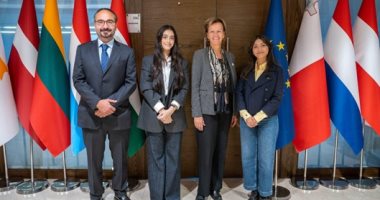  ياسمينا العبد ومى الغيطى يشاركان الاتحاد الأوروبى رفع الوعى بقضايا البيئة 