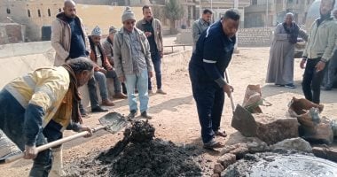  محافظ قنا يشدد على رصد غرف الصرف الصحى المكشوفة وتغطيتها 