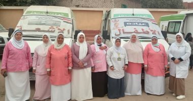 فحص 1100حالة وتقديم 3200 خدمة طبية مجانية لأهالي قرية العُجرة ببنى سويف 