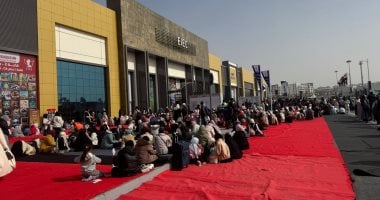 إقامة صلاة الجمعة لأول مرة بمصلى مخصص للسيدات فى ساحة معرض القاهرة الكتاب