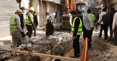 انطلاق أعمال إحلال وتجديد خط انحدار الصرف الصحي بشارع فلسطين بزفتى