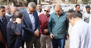 إجراءات عاجلة لحل مشكلة المياه الجوفية بمنطقة الكرور فى أسوان