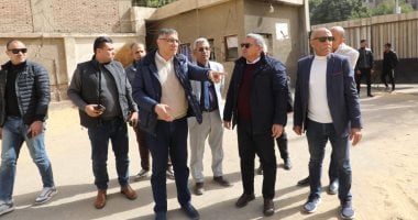محافظ الجيزة يتفقد موقع معرض أهلا رمضان بشارع فيصل.. صورة