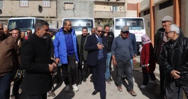رئيس شركة الصرف الصحى بالإسكندرية يتفقد محطات الرفع