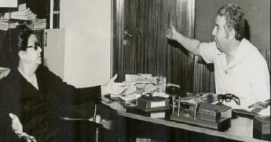 حوار أم كلثوم مع إحسان عبد القدوس