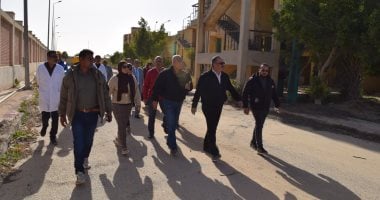 مستشار وزارة الإسكان ورئيس مياه القناة يتفقدان محطة مياه قرى التوطين بالقنطرة