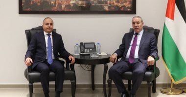 نائب رئيس دولة فلسطين يلتقى سفير مصر لدى رام الله