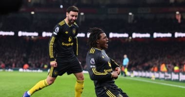 احتفال دروجو بهدف مانشستر يونايتد الثاني