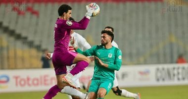 15 دقيقة من التعادل السلبى بين الزمالك والمصرى بالكونفدرالية