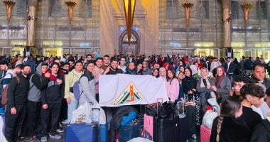جامعة بنها تشارك فى رحلة قطار الشباب الأقصر وأسوان