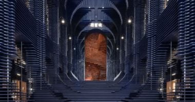 مكتبة صينية تتحول إلى معلم معمارى يحتفى بالكلمة المكتوبة