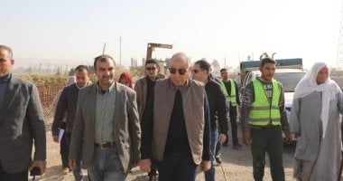 محافظ المنيا: زيادة تكلفة كوبرى عزب التل لـ70 مليون جنيه بعد التحويل للنظام المعدنى