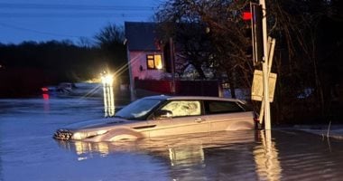 تعطيل مدارس وإلغاء رحلات و69 إنذار فيضان.. تشاندرا تضرب بريطانيا "صور"