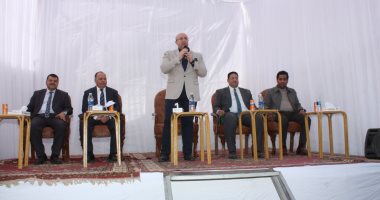 محافظ بني سويف يشهد اليوم السكانيى ويعقد لقاء جماهيريا بأهالى قرية بلفيا