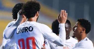 الزمالك يختتم تدريباته على استاد السويس استعدادا لمواجهة المصرى