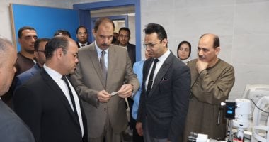 محافظ سوهاج يتفقد مستشفى ساقلتة المركزى استعدادا لدخولها الخدمة خلال شهر