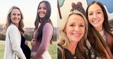 جدة أربعينية تتفاجئ بحملها الـ 12 تزامنا مع الحمل الأول لابنتها