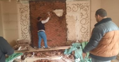 ضبط 11 حالة بناء مخالف فى حى الدقى واتخاذ الإجراءات حيال المخالفين.. صور