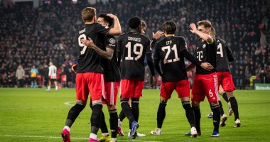 بايرن ميونخ يهزم آيندهوفن 2-1 فى ختام دور المجموعات بدوري أبطال أوروبا