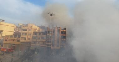  أثار حريق منطقة الزرايب بمنشأة ناصر