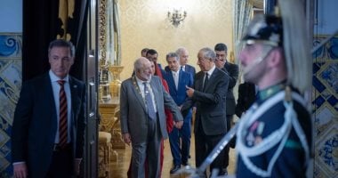 الرئيس البرتغالى يمنح حاكم الشارقة القلادة الكبرى لأعلى وسام شرف ثقافى