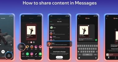 سبوتيفاى تطلق ميزة المراسلة الجماعية داخل التطبيق