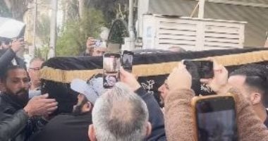 بدء مراسم تشييع جثمان الفنانة السورية الراحلة هدى شعراوى.. صور