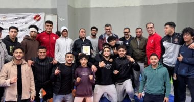 مصارعة المشروع القومى للموهبة بكفر الشيخ تحصد المركز الأول وكأس الاتحاد