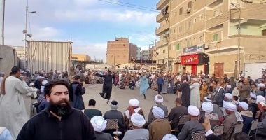 العصا بتتكلم.. التحطيب أبرز مظاهر مولد القنائي.. فيديو