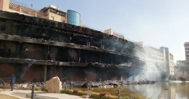 إصابة 23 شخصا باختناق في حريق متجر جملة وشاليه بالساحل الشمالي.. صور