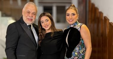 روجينا تشيد باحتفالية المتحدة بدراما رمضان وتشارك صور مع أشرف زكى