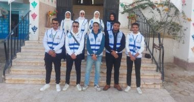 استقبال وتسكين المشاركين فى أولمبياد المحافظات الحدودية بالوادى الجديد