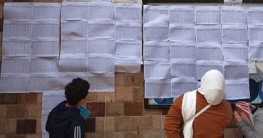 الإدارات التعليمية بالجيزة تعلن نتائج الامتحانات فى أماكن واضحة داخل المدارس.. صور