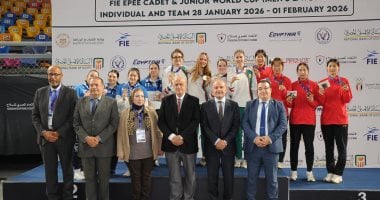 المجر تكتسح ميداليات اليوم الأخير بكأس العالم لسيف المبارزة للناشئين بالقاهرة