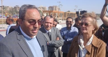 متنفس أهالي قنا.. سفيرة الاتحاد الأوروبي تتفقد الكورنيش الجديد (فيديو)