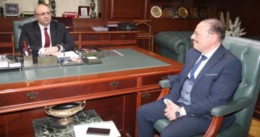 محافظ بني سويف يلتقي وكيل وزارة الزراعة الجديد