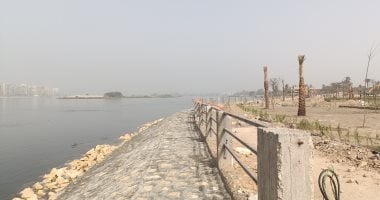 المرسى السياحى الشرقى ببنى سويف.. متنفس جديد ومحطة مرتقبة لرحلات النايل كروز.. المشروع مقام على 6 أفدنة منها طرح نهرى بطول يزيد عن 300 متر.. وتنفيذ 85% من تسوية الموقع تجعله واجهة سياحية متكاملة لدعم الاقتصاد