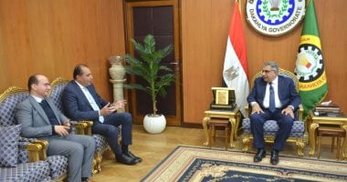 محافظ الدقهلية يستقبل نائب رئيس هيئة الشراء الموحد