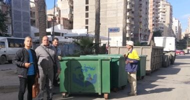 محافظ الإسكندرية: توزيع 55 حاوية مخلفات و25 سلة فى المناطق الأكثر احتياجا خلال يناير