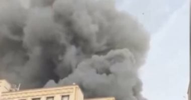 حريق ضخم فى سوق تجارى بالعاصمة الإيرانية طهران