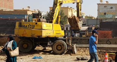 بدء العمل فى تنفيذ كوبرى السيل للمشاة فوق السكة الحديد بأسوان