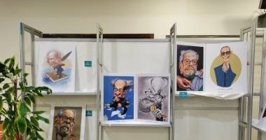 عرض نجيب محفوظ بعيون العالم يفوز بجائزة التميز ويبرز دور الكاريكاتير