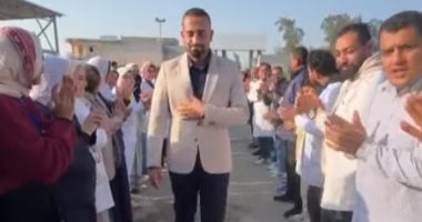 ممر شرفى للأطقم الطبية بمستشفى حميات مطوبس لحصول المستشفى على الاعتماد.. صور