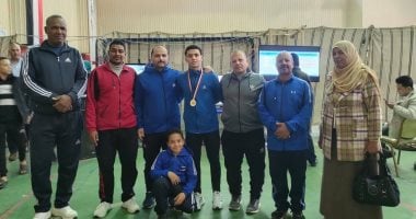 الوادى الجديد تفوز بالذهبية فى بطولة الجمهورية لرفع الأثقال المقامة بدمياط