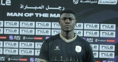 أليو بدارا مهاجم فاركو يحصد جائزة رجل مباراة حرس الحدود في الدوري